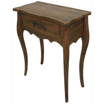1 Drawer Side Table Hemlock